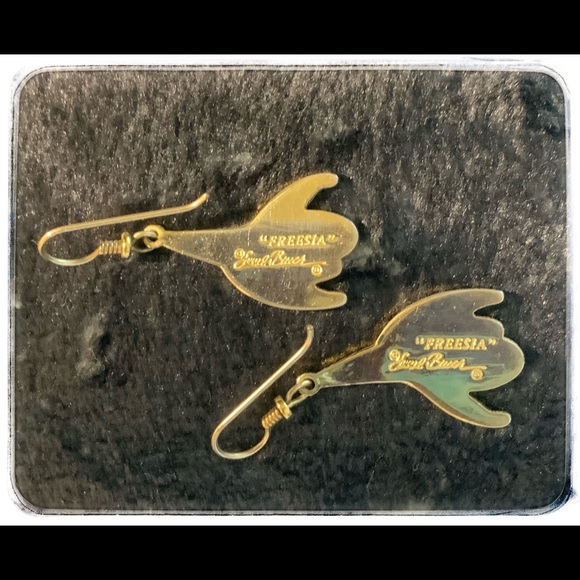 Laurel Burch Freesia Earrings. - Picture 4 of 6